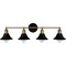 Quoizel Trafalgar 4-Light Matte Black Vanity Light TRF8633MBK - alternate 5